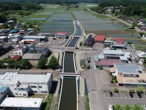 河川改良工事（矢武川）